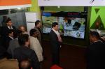 Chief Minister Sarbananda Sonowal being given a tour of the 'Assam Start Up - the Nest' start up incubation center of Industry a